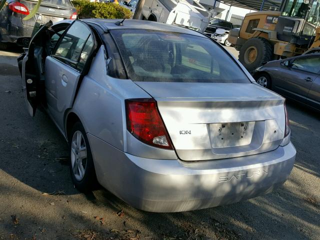 1G8AJ55F76Z131064 - 2006 SATURN ION LEVEL SILVER photo 3