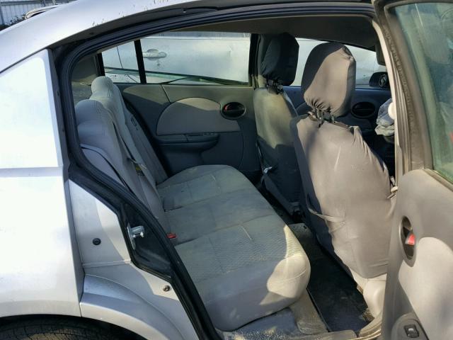 1G8AJ55F76Z131064 - 2006 SATURN ION LEVEL SILVER photo 6