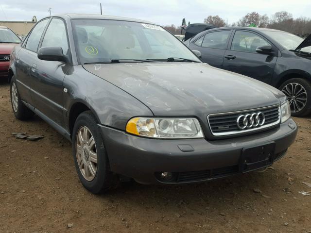 WAUDC28D8YA124905 - 2000 AUDI A4 1.8T QU GRAY photo 1