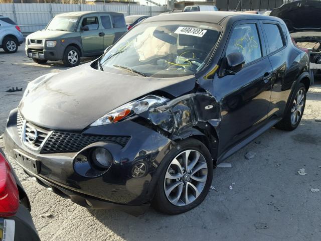 JN8AF5MV5CT110605 - 2012 NISSAN JUKE S BLACK photo 2