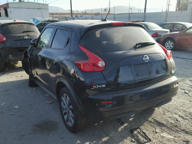 JN8AF5MV5CT110605 - 2012 NISSAN JUKE S BLACK photo 3