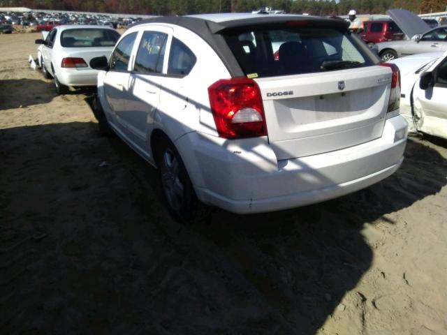 1B3HB48A49D169009 - 2009 DODGE CALIBER SX WHITE photo 3