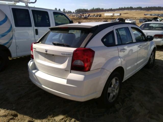 1B3HB48A49D169009 - 2009 DODGE CALIBER SX WHITE photo 4