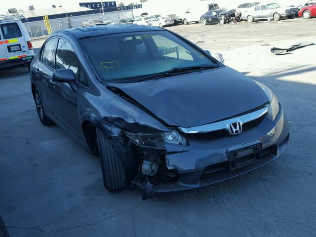 2HGFA16859H314439 - 2009 HONDA CIVIC EX SILVER photo 1