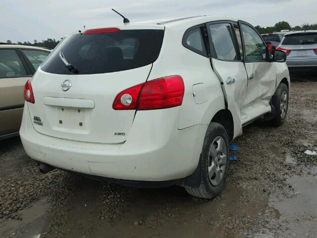 JN8AS5MV7AW600860 - 2010 NISSAN ROGUE S WHITE photo 4