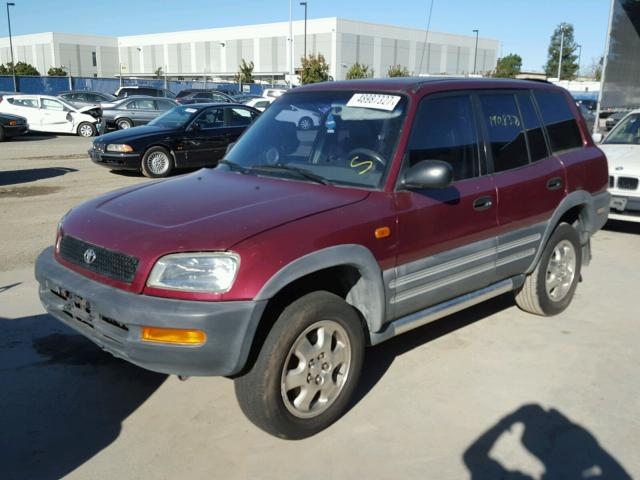 JT3HP10V0V0145177 - 1997 TOYOTA RAV4 RED photo 2