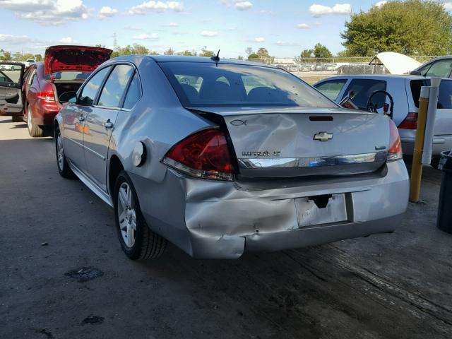 2G1WG5EK5B1334604 - 2011 CHEVROLET IMPALA LT SILVER photo 3