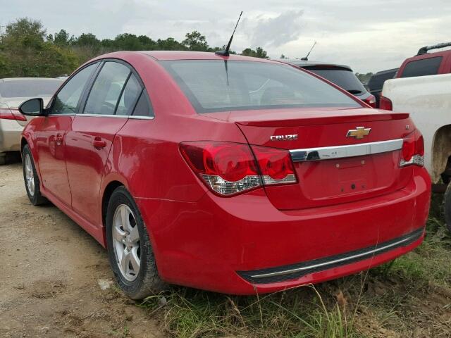 1G1PF5SCXC7324451 - 2012 CHEVROLET CRUZE LT RED photo 3