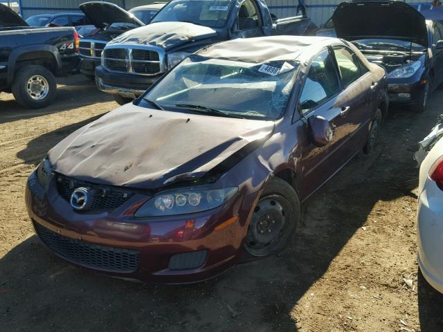 1YVFP80C265M30035 - 2006 MAZDA 6 I MAROON photo 2