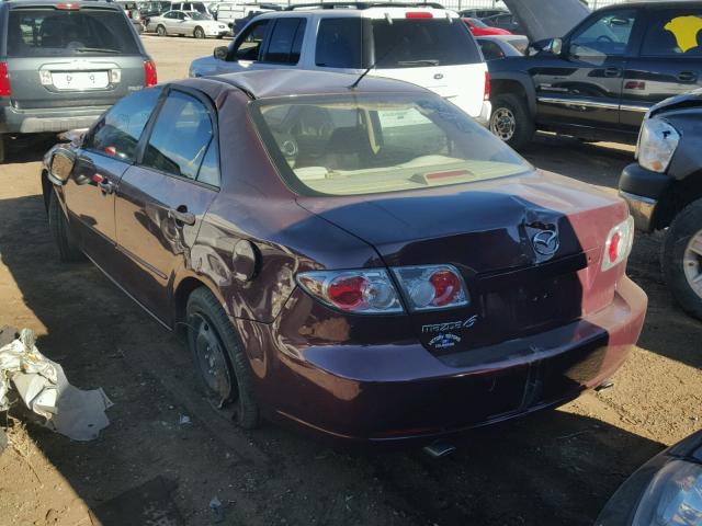 1YVFP80C265M30035 - 2006 MAZDA 6 I MAROON photo 3