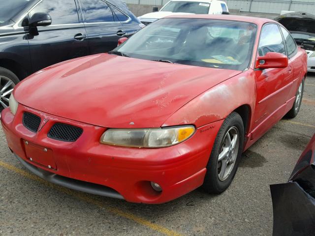 1G2WP12K9XF257308 - 1999 PONTIAC GRAND PRIX RED photo 2