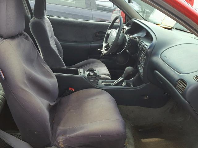 1G2WP12K9XF257308 - 1999 PONTIAC GRAND PRIX RED photo 5