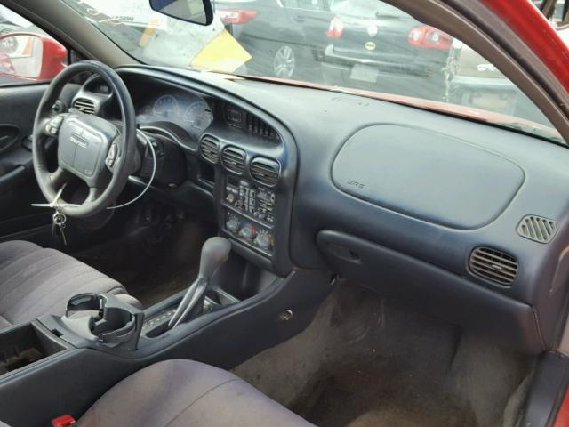 1G2WP12K9XF257308 - 1999 PONTIAC GRAND PRIX RED photo 9