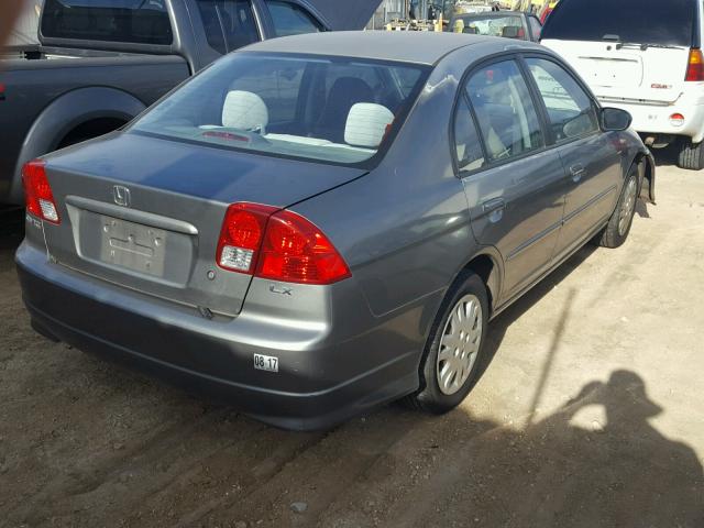 2HGES16565H634197 - 2005 HONDA CIVIC LX GOLD photo 4