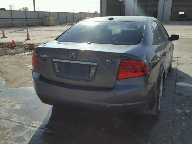 19UUA66214A036856 - 2004 ACURA TL SILVER photo 4