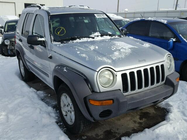 1J4GL48K93W648483 - 2003 JEEP LIBERTY SP SILVER photo 1