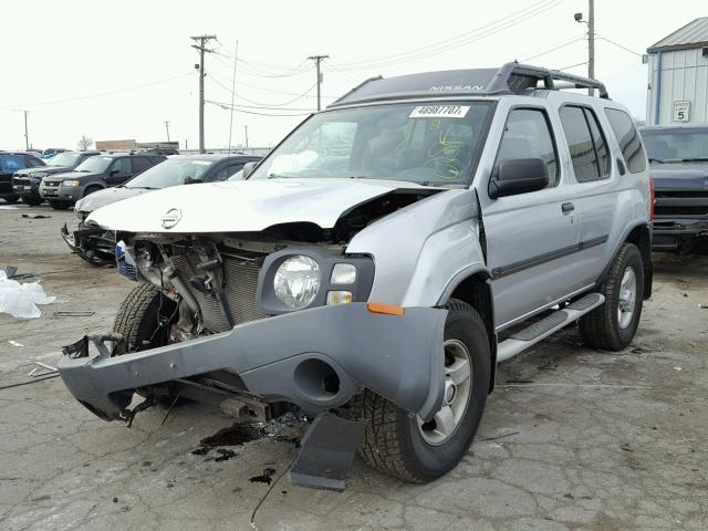 5N1ED28Y14C636863 - 2004 NISSAN XTERRA XE SILVER photo 2