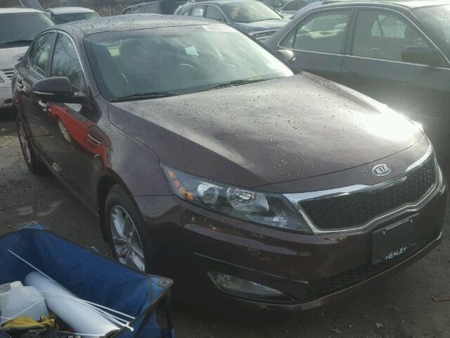 5XXGM4A74CG071565 - 2012 KIA OPTIMA LX BURGUNDY photo 1