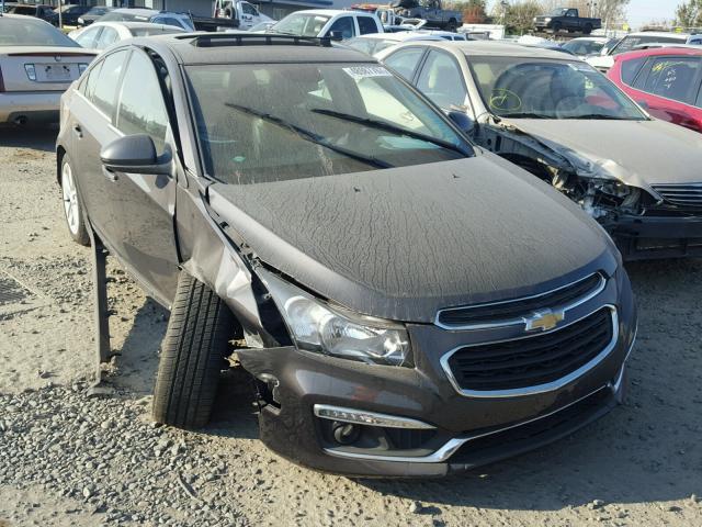 1G1PG5SB5F7235167 - 2015 CHEVROLET CRUZE LTZ GRAY photo 1