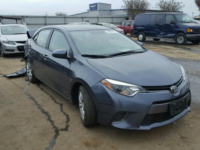 2T1BURHEXGC675016 - 2016 TOYOTA COROLLA L GRAY photo 1