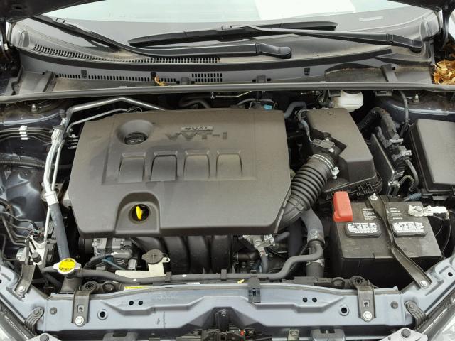 2T1BURHEXGC675016 - 2016 TOYOTA COROLLA L GRAY photo 7