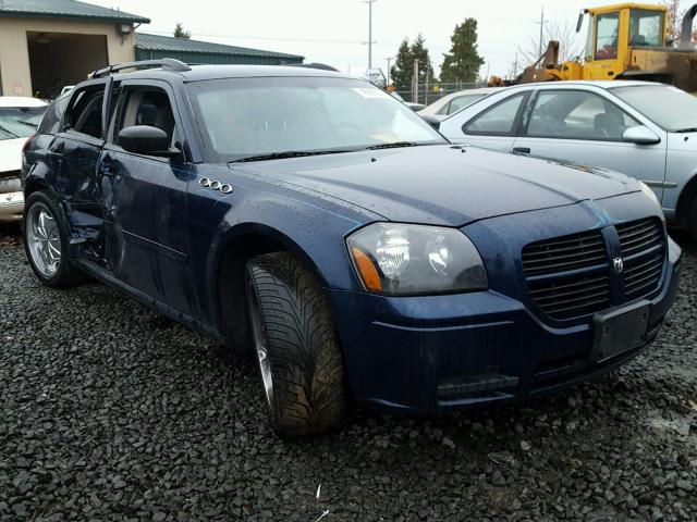 2D4FV47T76H433065 - 2006 DODGE MAGNUM SE BLUE photo 1