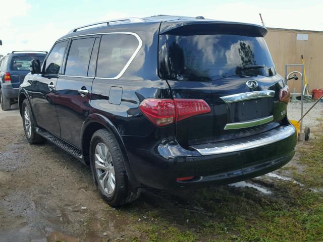 JN8AZ2NF2G9614125 - 2016 INFINITI QX80 BLACK photo 3