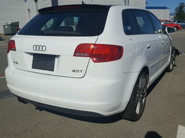 WAUHF78PX8A106003 - 2008 AUDI A3 2.0 WHITE photo 4