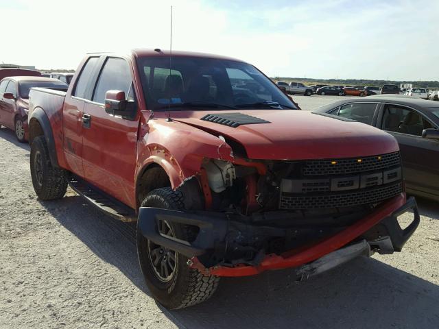 1FTEX1EV9AFA33055 - 2010 FORD F150 SUPER RED photo 1