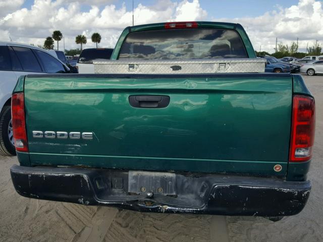 1D7HA16KX4J138276 - 2004 DODGE RAM 1500 S GREEN photo 5