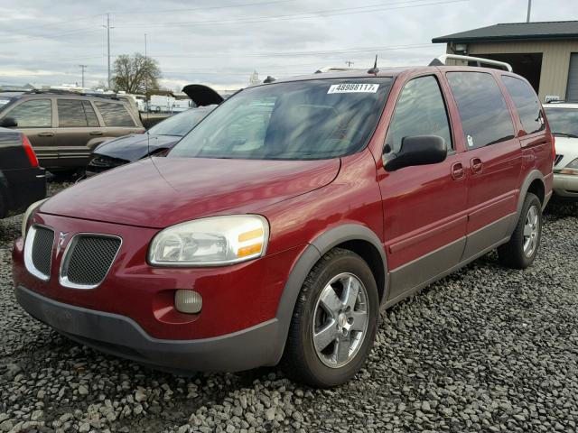 1GMDV33L05D181879 - 2005 PONTIAC MONTANA SV RED photo 2