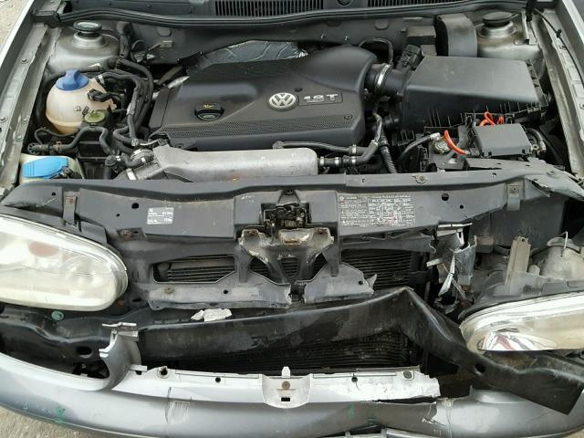 9BWDE61J354007382 - 2005 VOLKSWAGEN GTI GRAY photo 7