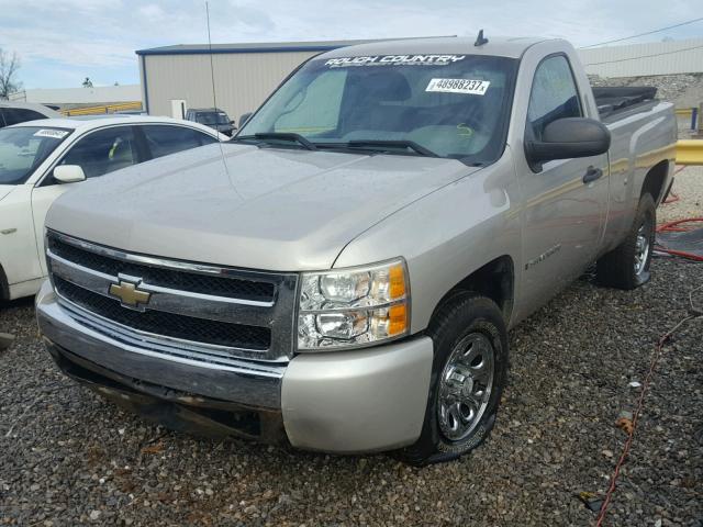 1GCEC14C28Z214549 - 2008 CHEVROLET SILVERADO BEIGE photo 2