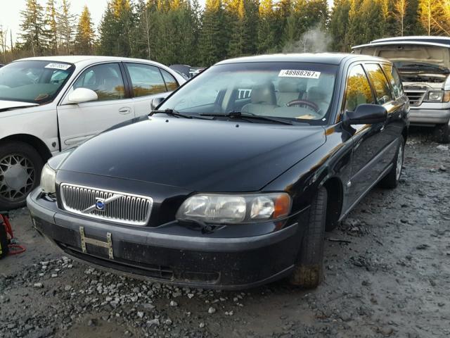 YV1SW61R912087162 - 2001 VOLVO V70 BLACK photo 2