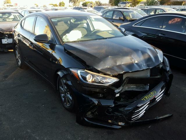 5NPD84LF2JH215725 - 2018 HYUNDAI ELANTRA SE BLACK photo 1