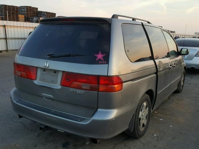 2HKRL187XYH528357 - 2000 HONDA ODYSSEY EX CHARCOAL photo 4