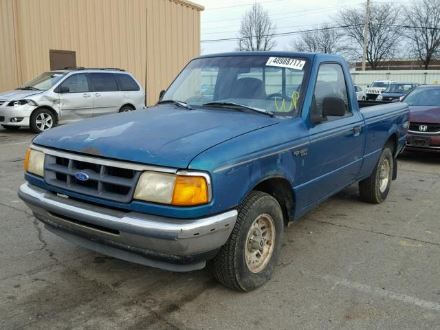 1FTCR10A8PUB80476 - 1993 FORD RANGER GREEN photo 2