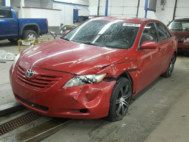 4T1BE46K67U110320 - 2007 TOYOTA CAMRY NEW RED photo 2