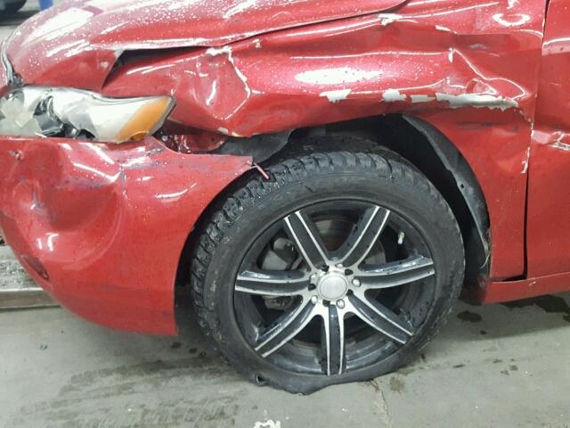 4T1BE46K67U110320 - 2007 TOYOTA CAMRY NEW RED photo 9