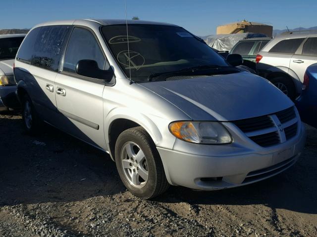 1D4GP45R77B129976 - 2007 DODGE CARAVAN SX SILVER photo 1