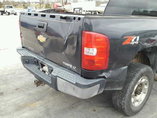 1GCHK23638F198221 - 2008 CHEVROLET SILVERADO BLACK photo 10