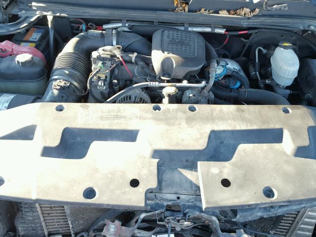 1GCHK23638F198221 - 2008 CHEVROLET SILVERADO BLACK photo 7