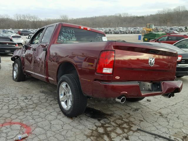 1C6RR6FT9HS730434 - 2017 RAM 1500 ST MAROON photo 3