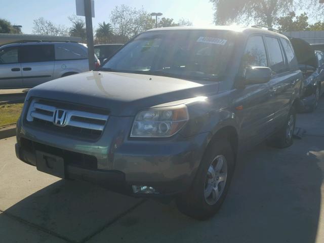 5FNYF28647B047484 - 2007 HONDA PILOT EXL GRAY photo 2