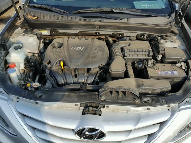 5NPEB4AC8DH702415 - 2013 HYUNDAI SONATA GLS GRAY photo 7