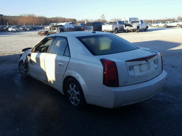 1G6DM56T150215627 - 2005 CADILLAC CTS WHITE photo 3