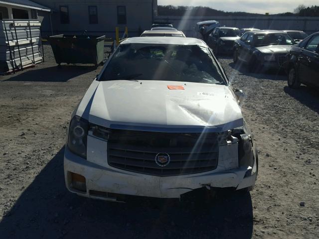 1G6DM56T150215627 - 2005 CADILLAC CTS WHITE photo 9