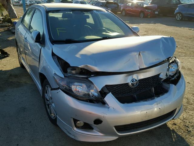1NXBU40EX9Z091702 - 2009 TOYOTA COROLLA BA SILVER photo 1