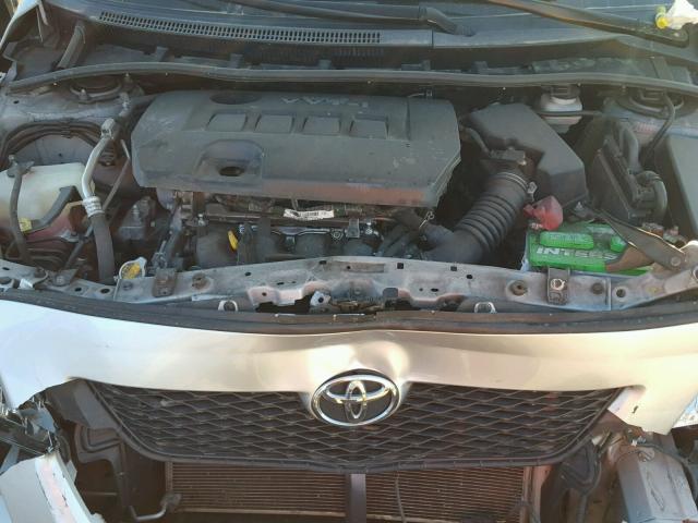 1NXBU40EX9Z091702 - 2009 TOYOTA COROLLA BA SILVER photo 7