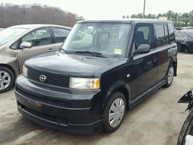 JTLKT334764088728 - 2006 TOYOTA SCION XB BLACK photo 2